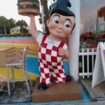 big boy statue at Flagler beach