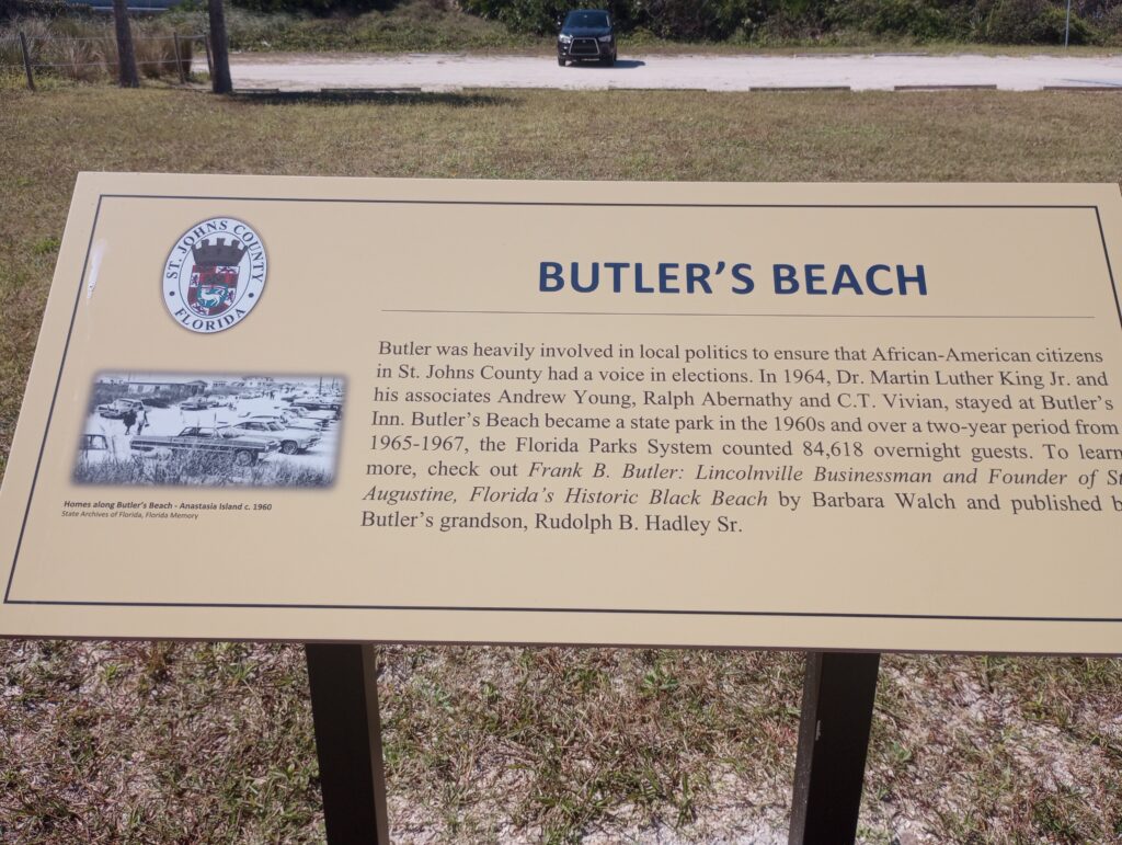 Sign Board on Butler Beach